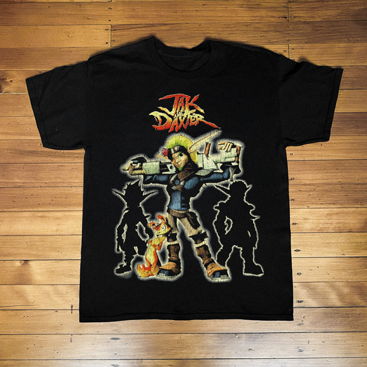 JAK AND DAXTER PS2 VINTAGE BLACK T-SHIRT