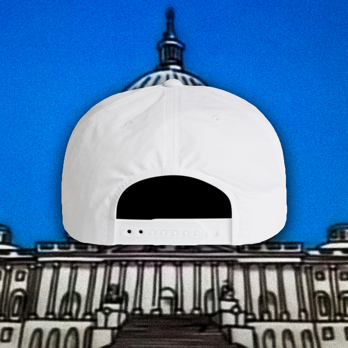 'SCHOOLHOUSE ROCK' NYLON WHITE PAINTERS CAP