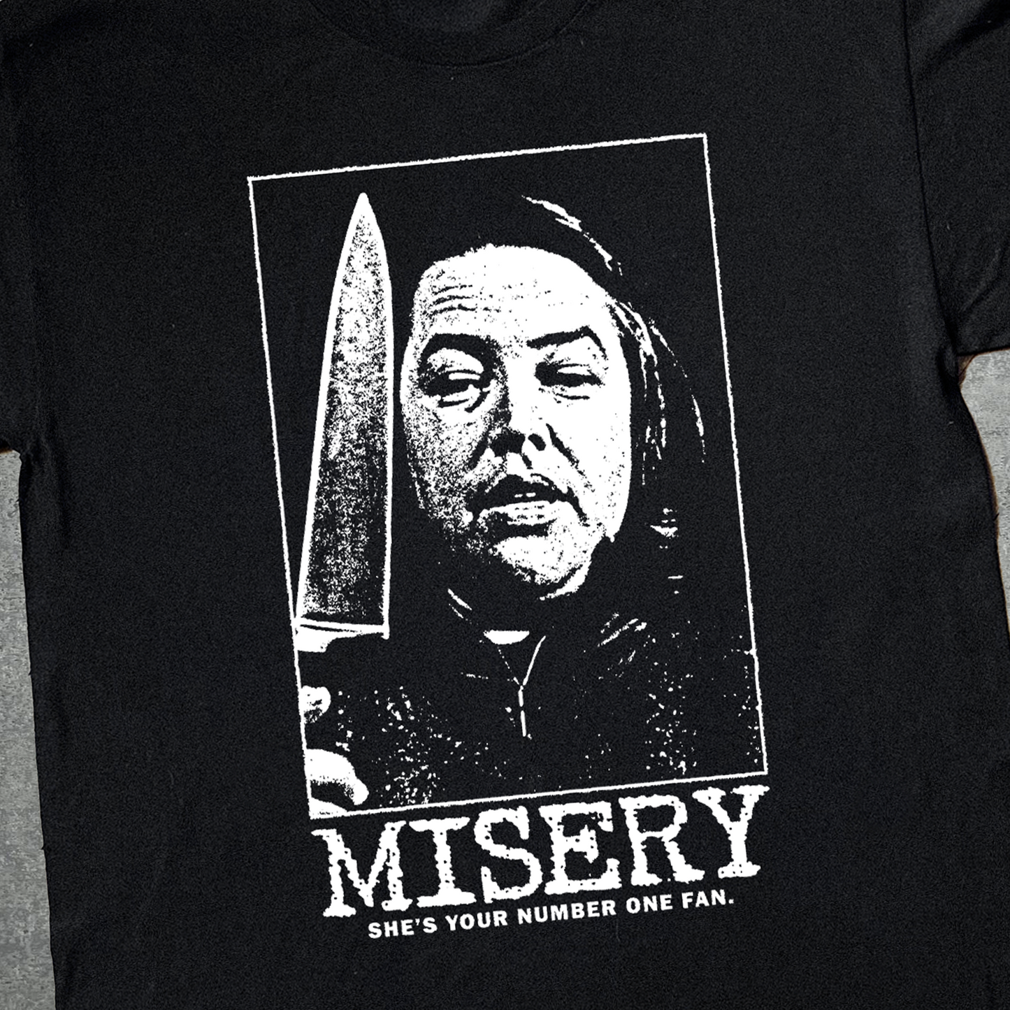 MISERY BLACK T-SHIRT