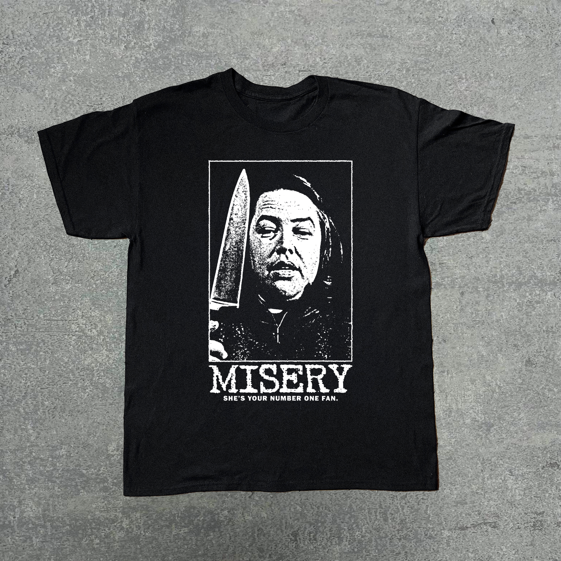 MISERY BLACK T-SHIRT