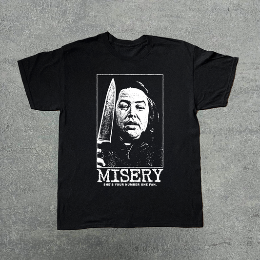 MISERY BLACK T-SHIRT