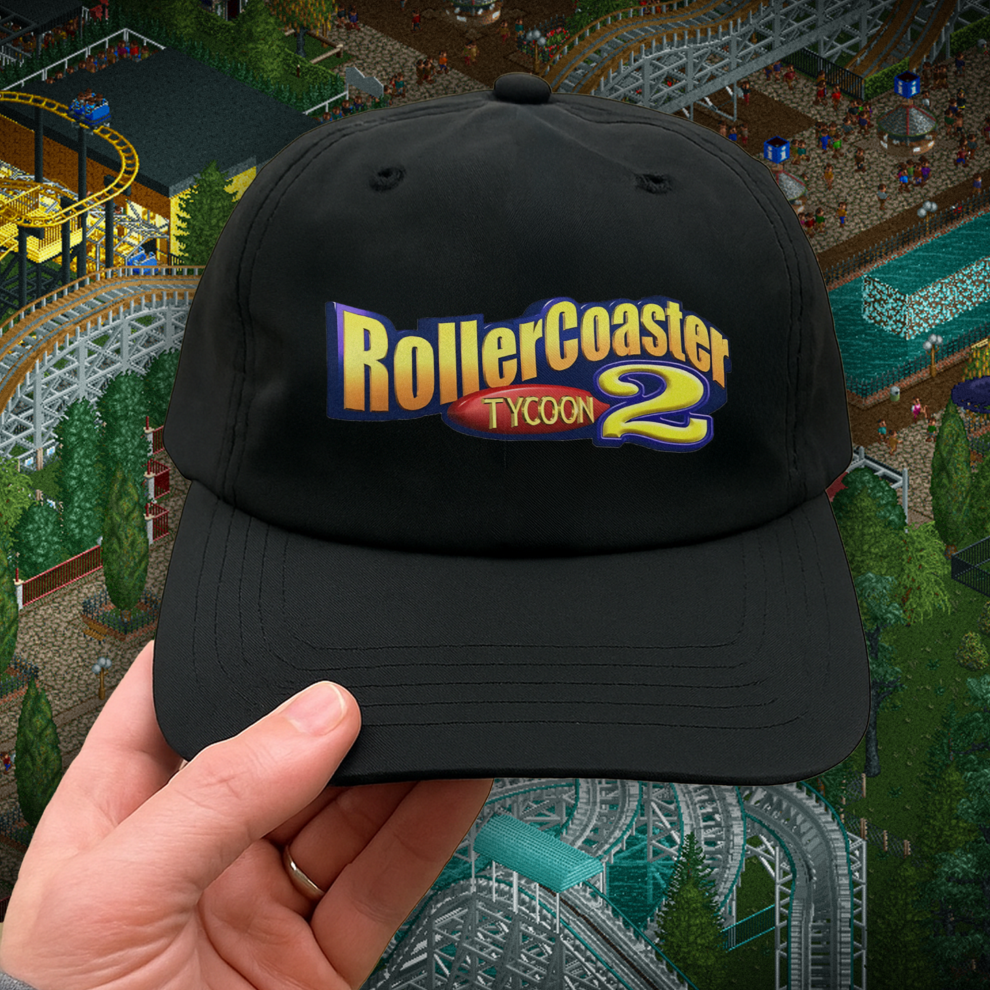 'ROLLERCOASTER TYCOON' NYLON PAINTERS CAP