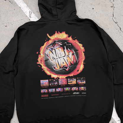Kick-Ass 'NB4 Jam' 1994 Fireball Black Hoodie