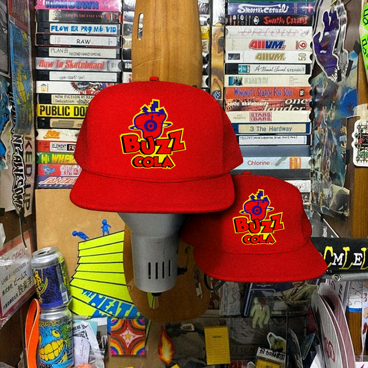 Hit 'N Run 'Buzz Cola' Red Foam Trucker