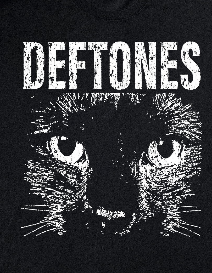 DEFTONES VINTAGE BLACK T-SHIRT