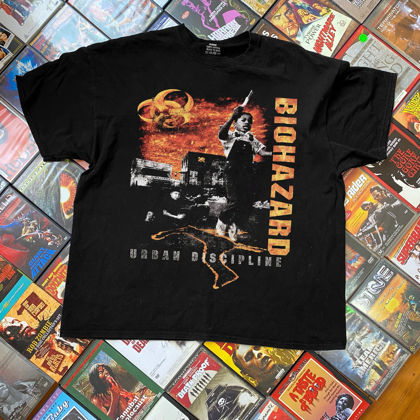 Biohazard 1992 - Urban Discipline Washed Black T-Shirt