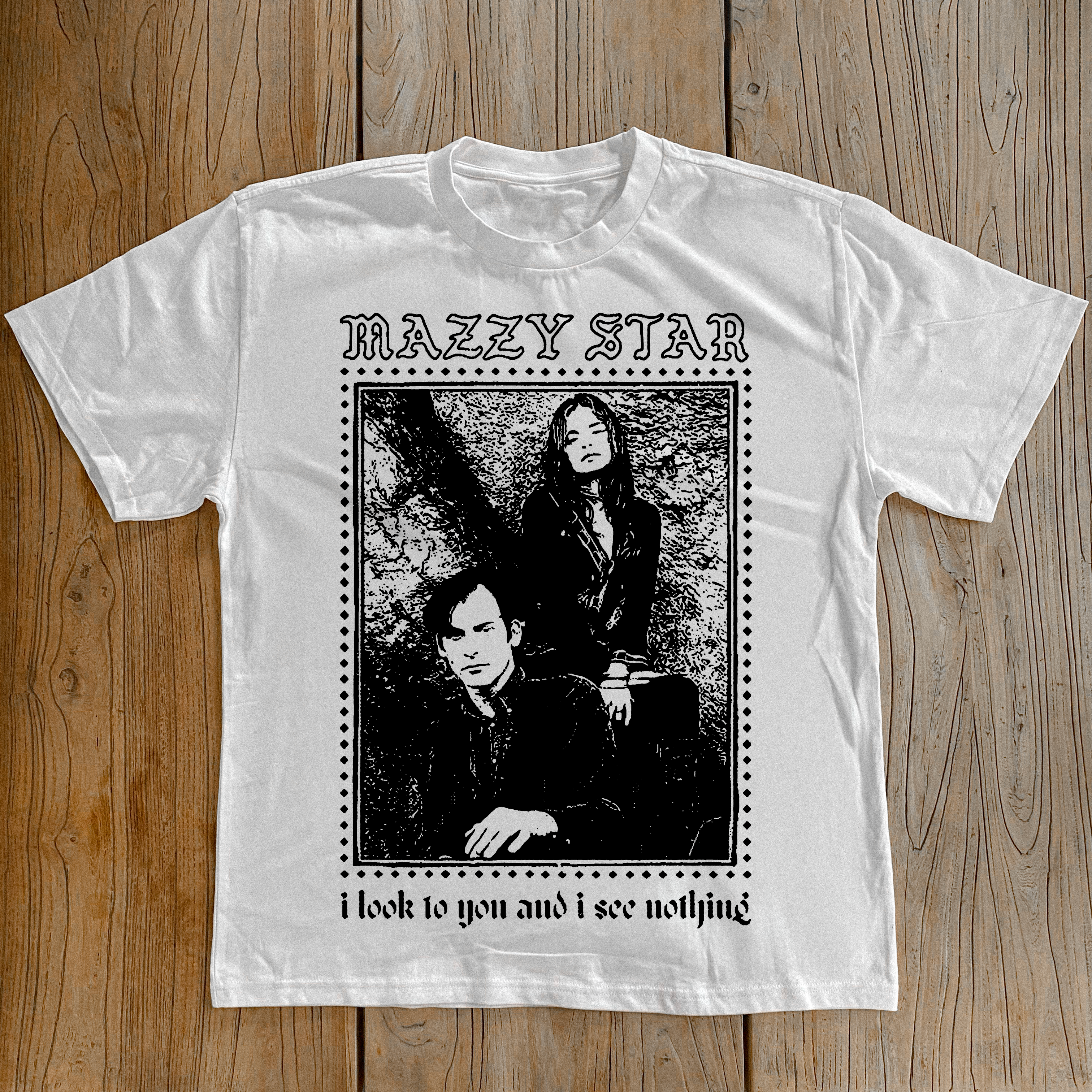 MAZZY STAR FADE INTO YOU PROMO WHITE T-SHIRT