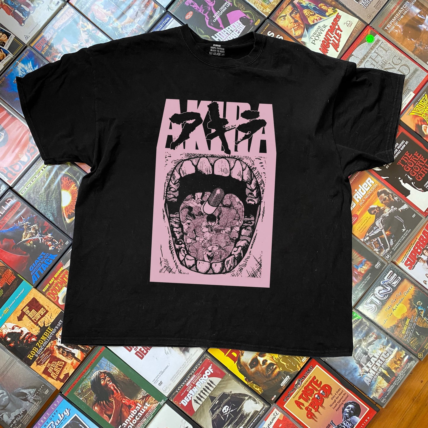 Akira Kaneda Pill Washed Black Tee