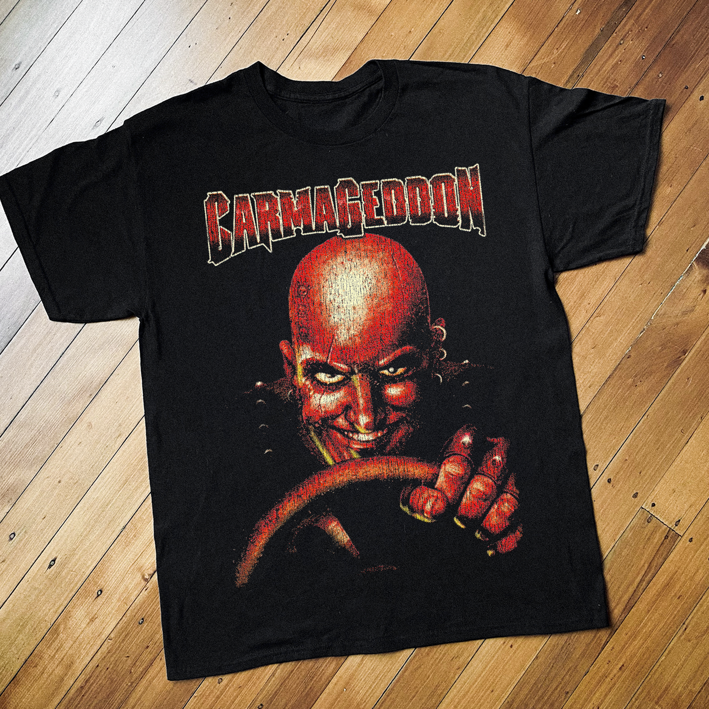 '97 CARMAGEDDON PS1 BLACK T-SHIRT