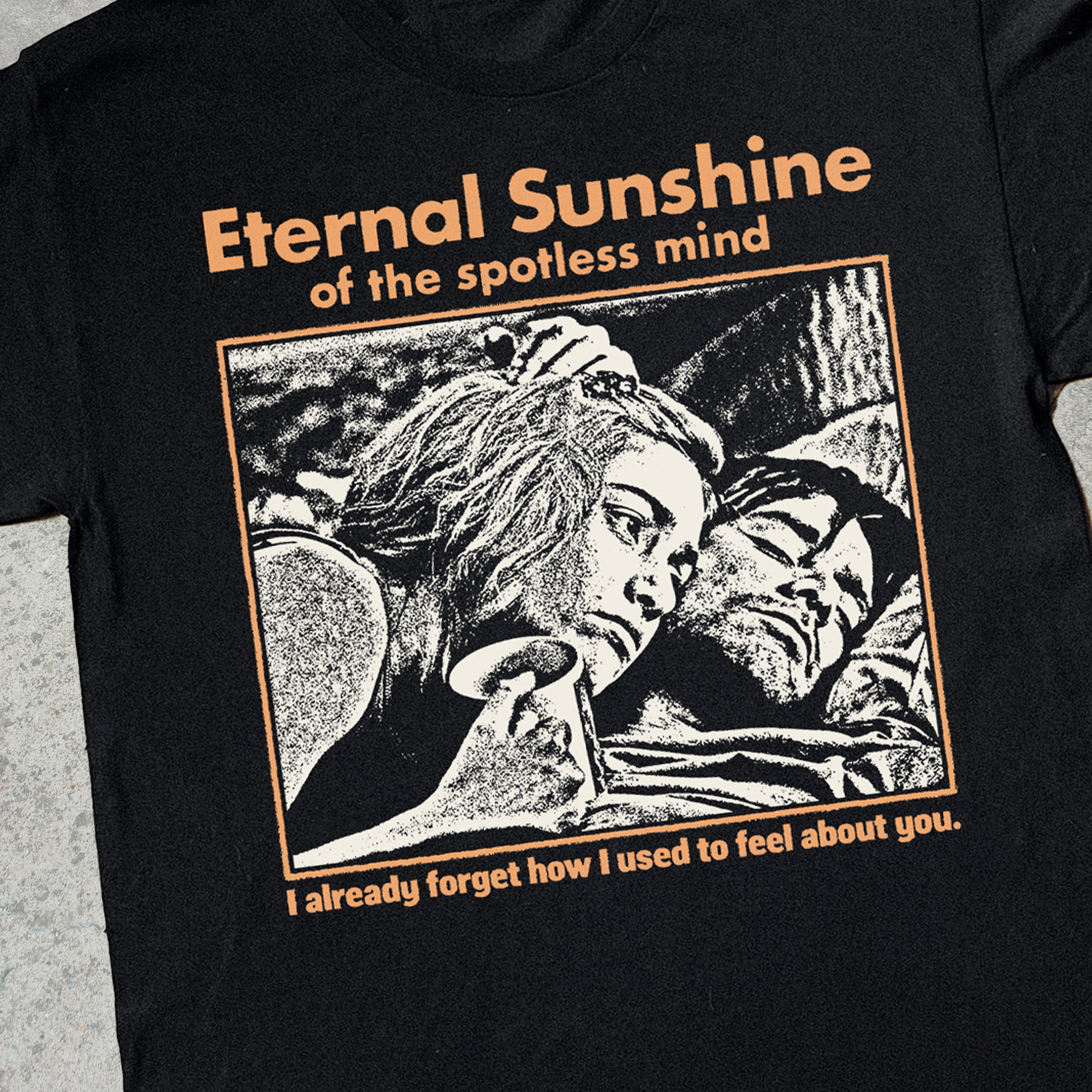 ETERNAL SUNSHINE BLACK T-SHIRT