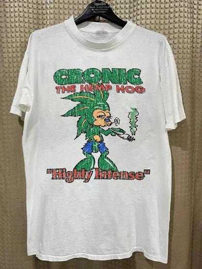 Cronic The Hemp Hog White Tee
