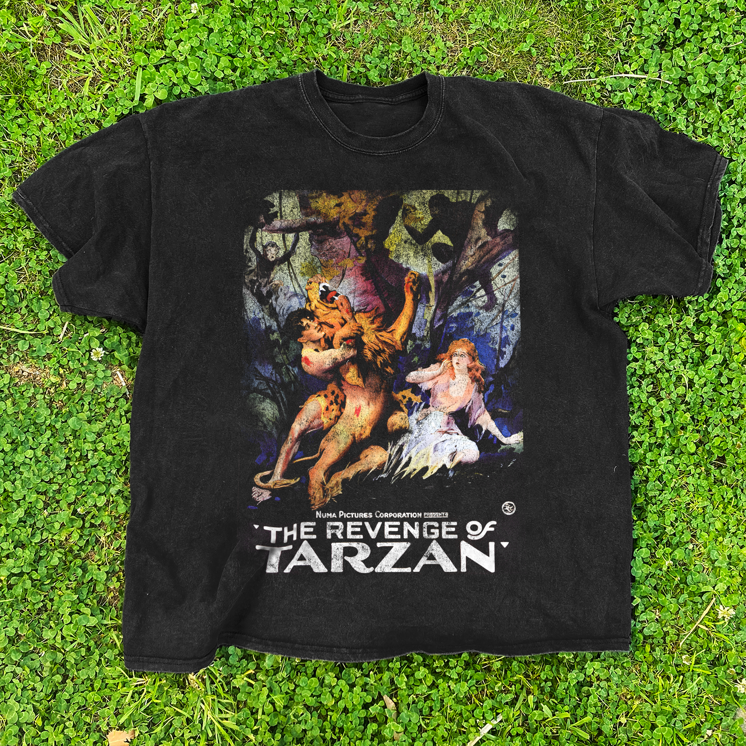 'JASON AND THE ARGONAUTS' VINTAGE WASHED BLACK TEE
