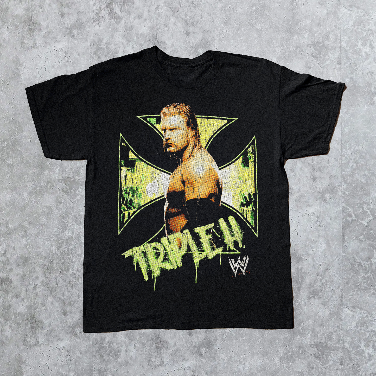 VINTAGE TRIPLE H BLACK T-SHIRT