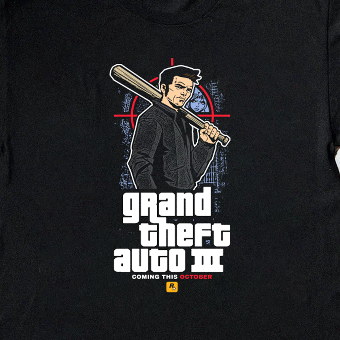 GTA 3 Promo Black Tee