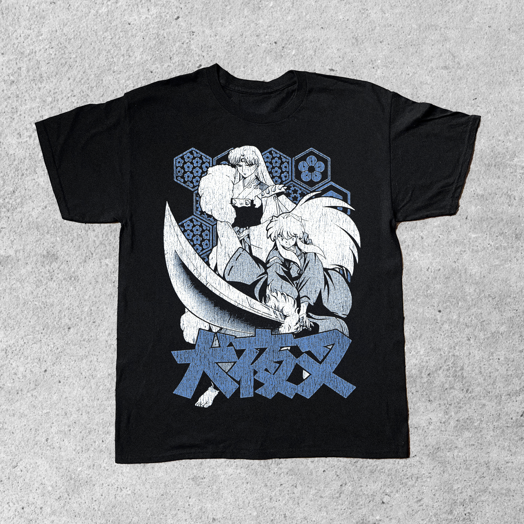 '02 INUYASHA BLACK T-SHIRT