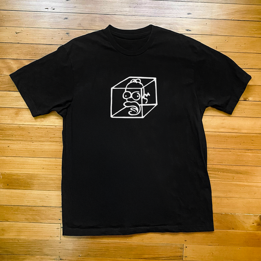 TREEHOUSE OF HORROR '3D HOMER' BLACK T-SHIRT