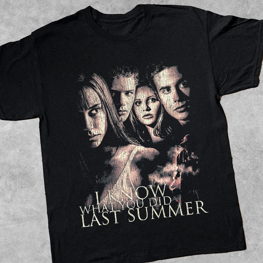 I Know What You Did Last Summer Vintage Black T-Shirt