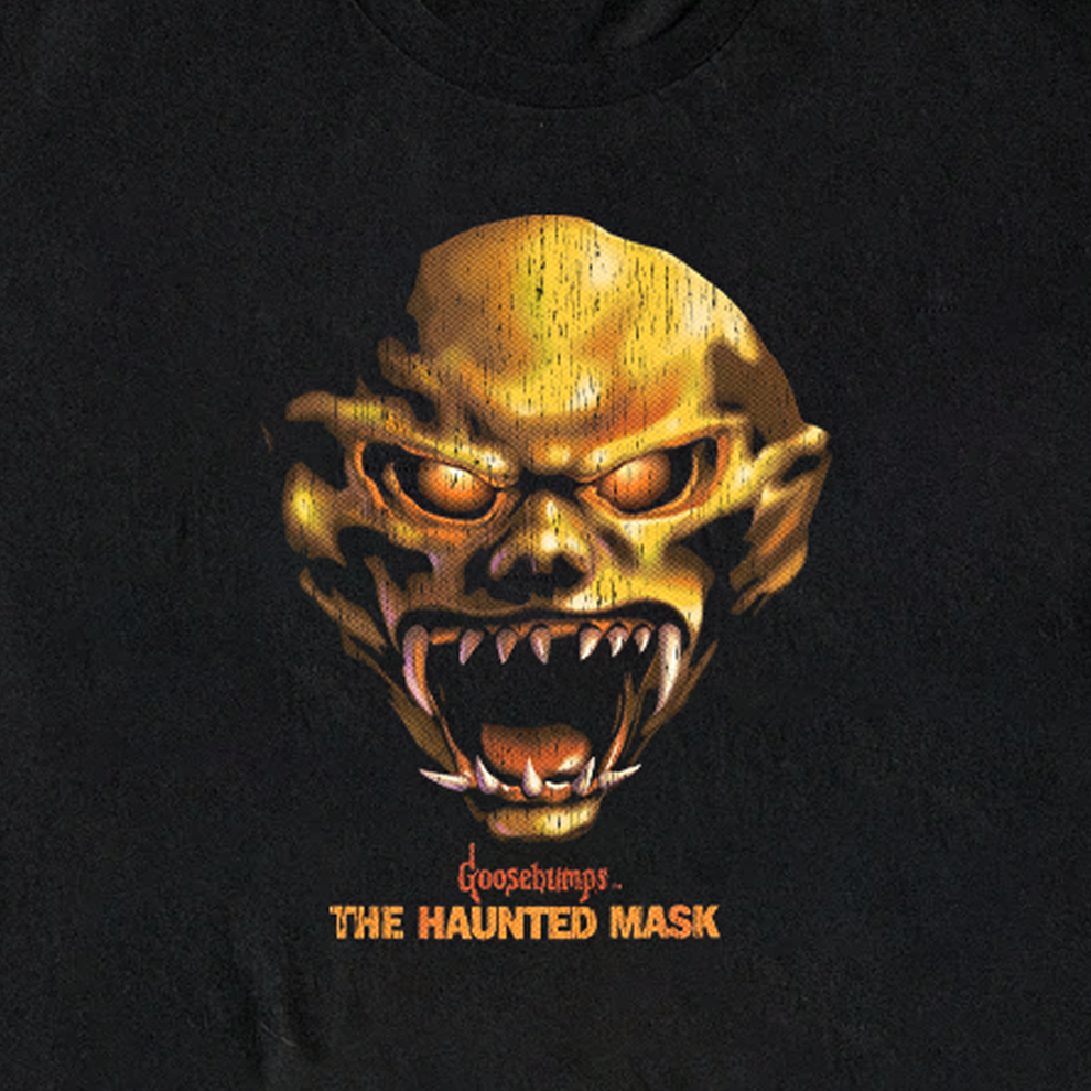 Goosebumps The Haunted Mask Black Tee