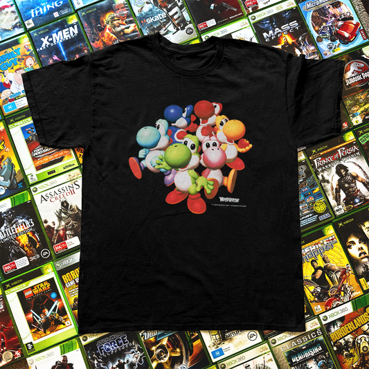 N64 'Yoshi Story' Vintage Washed Black Tee