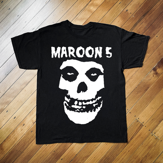 MAROONFITS 5 BLACK PARODY T-SHIRT