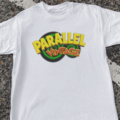 PARALLEL VINTAGE 'INSANITY' VINTAGE WHITE TEE