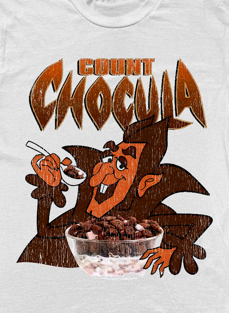 Count Chocula Vintage White T-Shirt