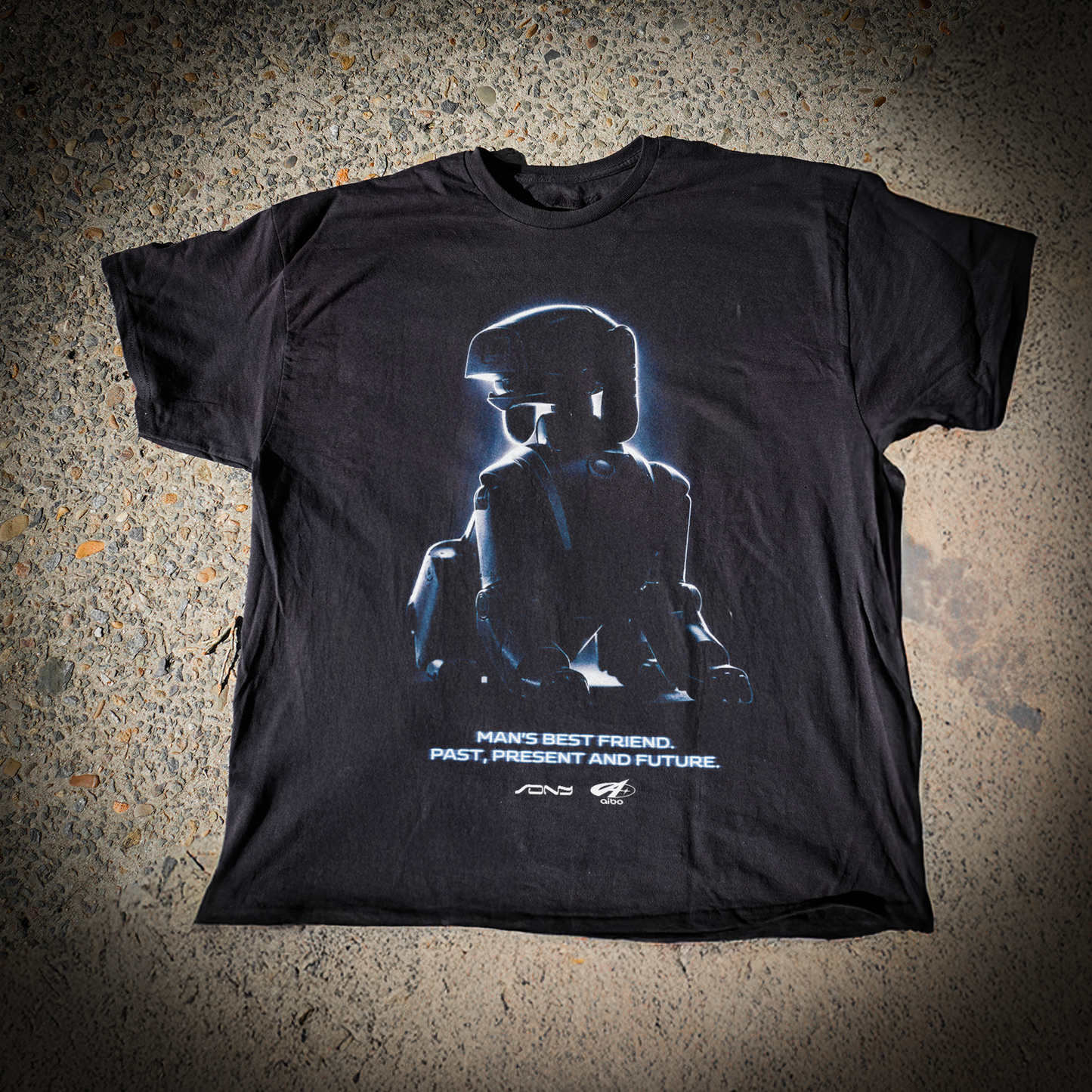 Sony 'AIBO' Robo-Dog 90s Promo Faded Tee