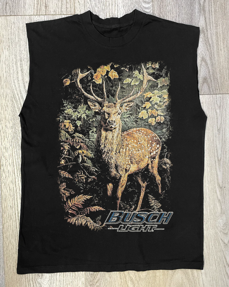 '94 BUSCH LIGHT CUT-OFF BLACK SHIRT