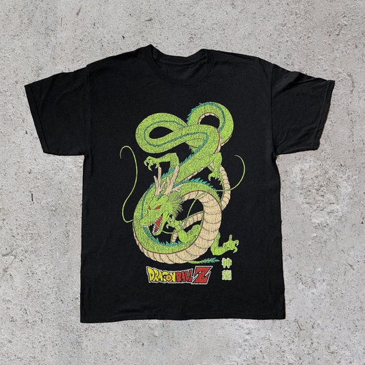SHENRON DRAGON BALL Z VINTAGE BLACK T-SHIRT