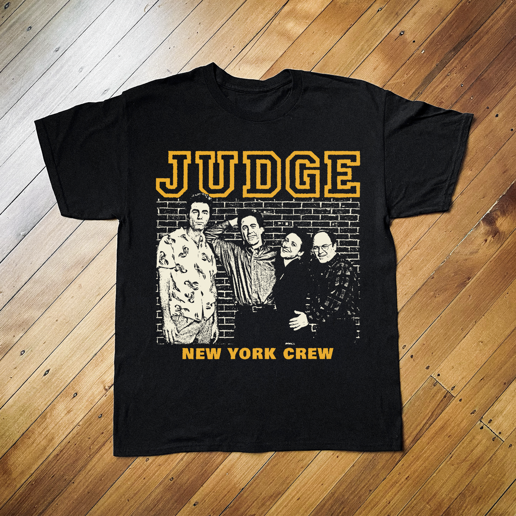 JUDGE X SEINFELD BLACK T-SHIRT