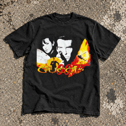Golden Black Graphic Tee