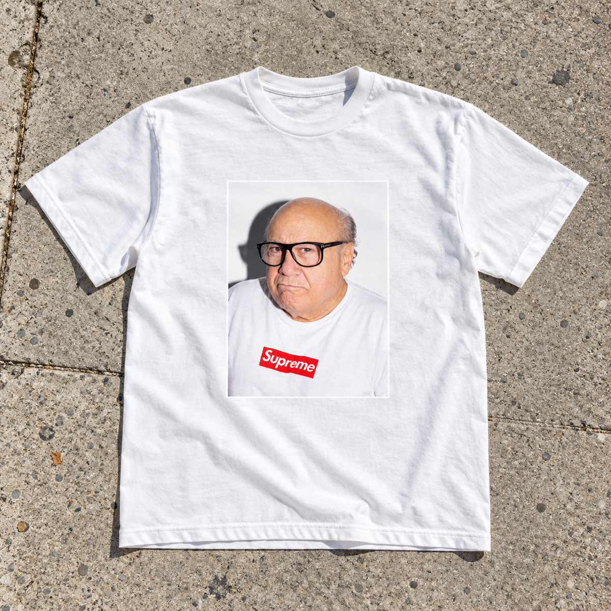 Sunny White Graphic Tee