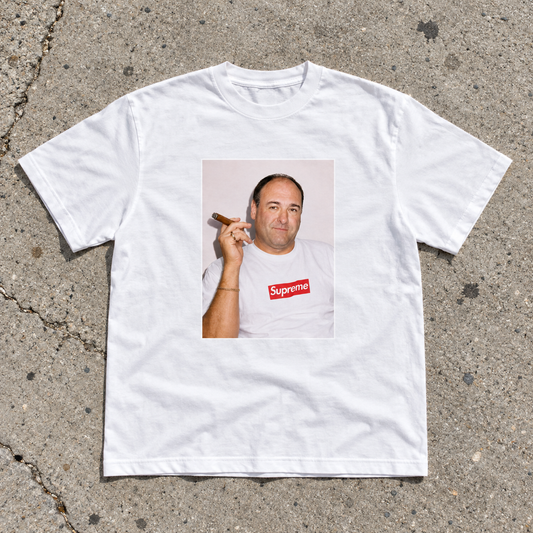 Soprano White Graphic Tee