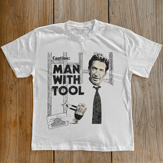 '91 HOME IMPROVEMENT TIM THE TOOL MAN WHITE T-SHIRT