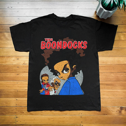 The Boondocks Black Tee