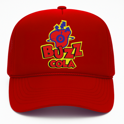 Hit 'N Run 'Buzz Cola' Red Foam Trucker