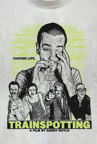 Trainspotting Vintage White T-Shirt