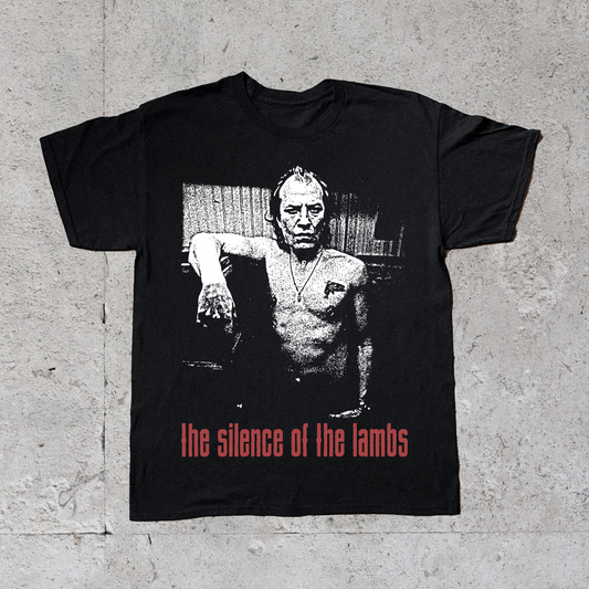 BUFFALO BILL SILENCE OF THE LAMBS BLACK T-SHIRT