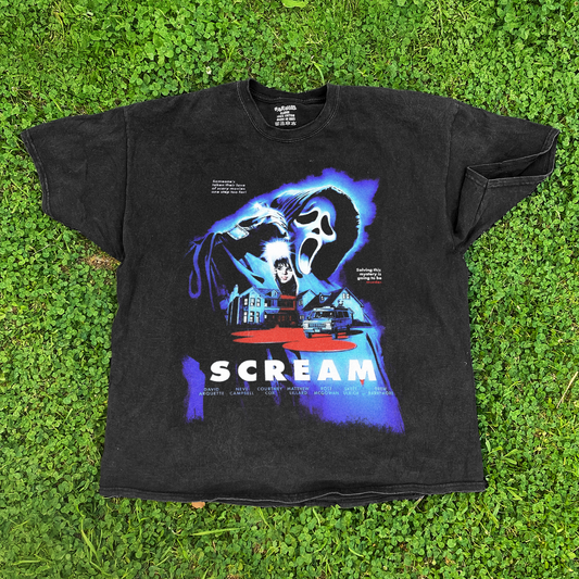 SCREAM 'MURDER HOUSE' WASHED BLACK T-SHIRT