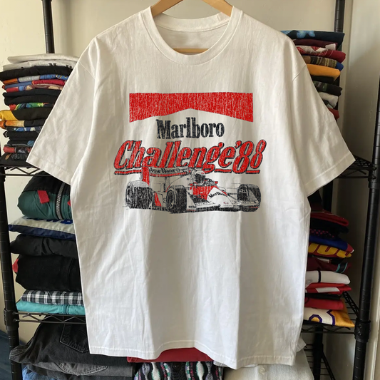 '88 Challenge Vintage White Tee