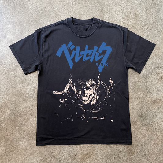 GRUNGY BERSERK BLACK T-SHIRT