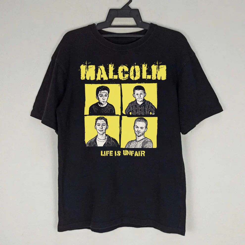 Malcolm X Rancid Parody Black T-shirt