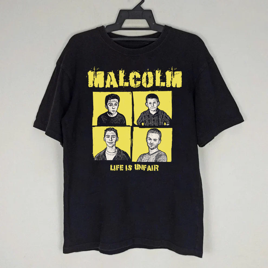 Malcolm X Rancid Parody Black T-shirt