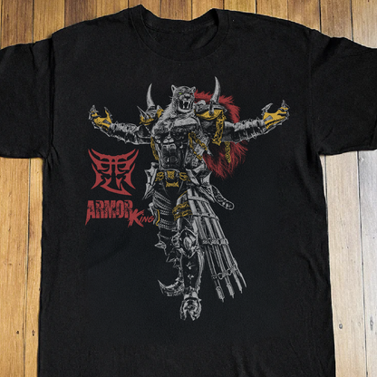 Armor King Washed Black Tee