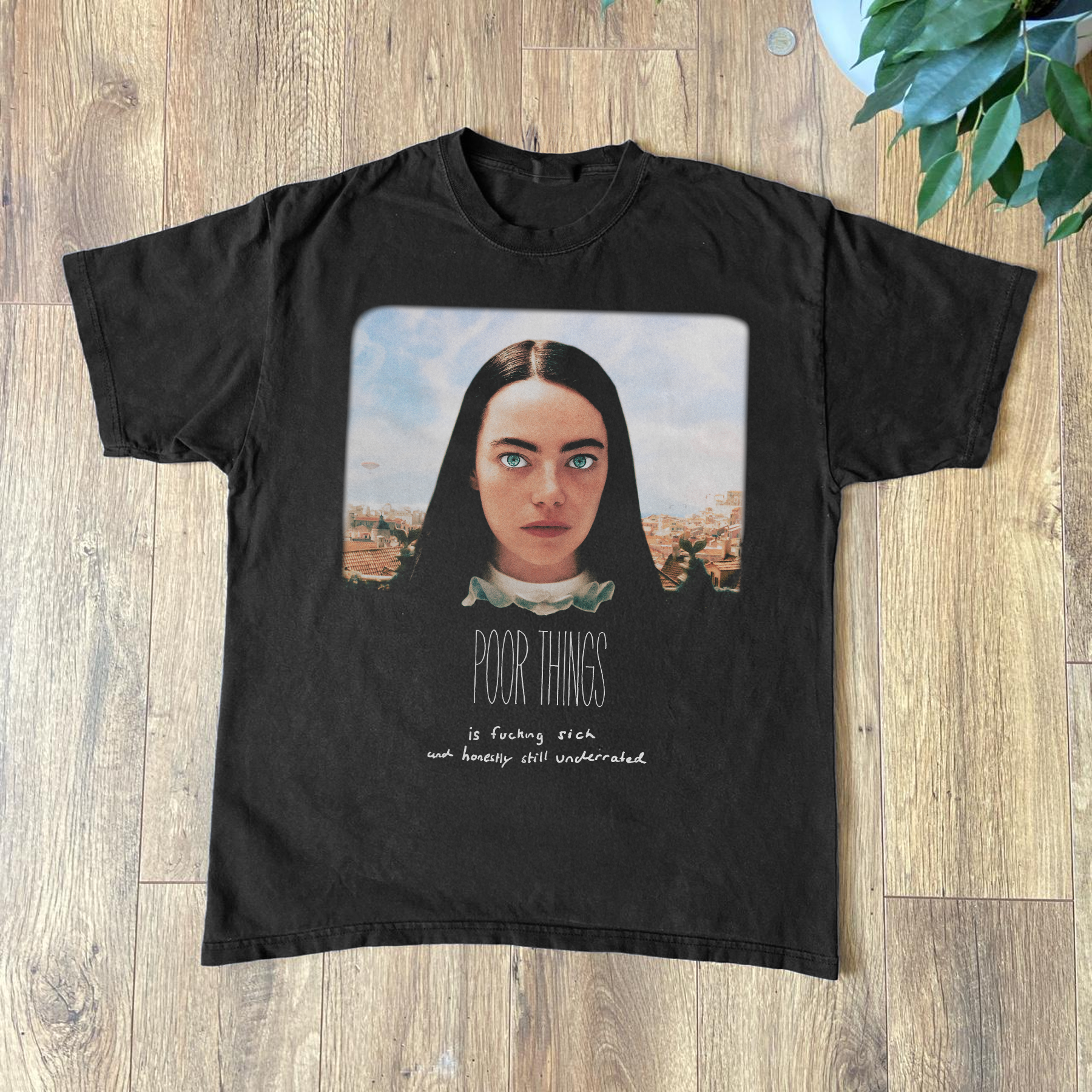 'POOR THINGS IS UNDERRATED' CLASSIC BLACK T-SHIRT