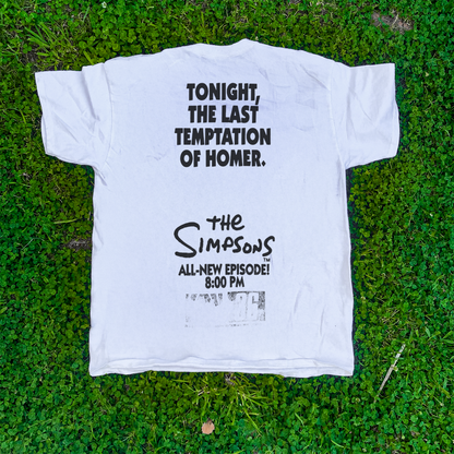 1993 PROMO 'LAST TEMPTATION OF HOMER' VINTAGE WASHED WHITE TEE