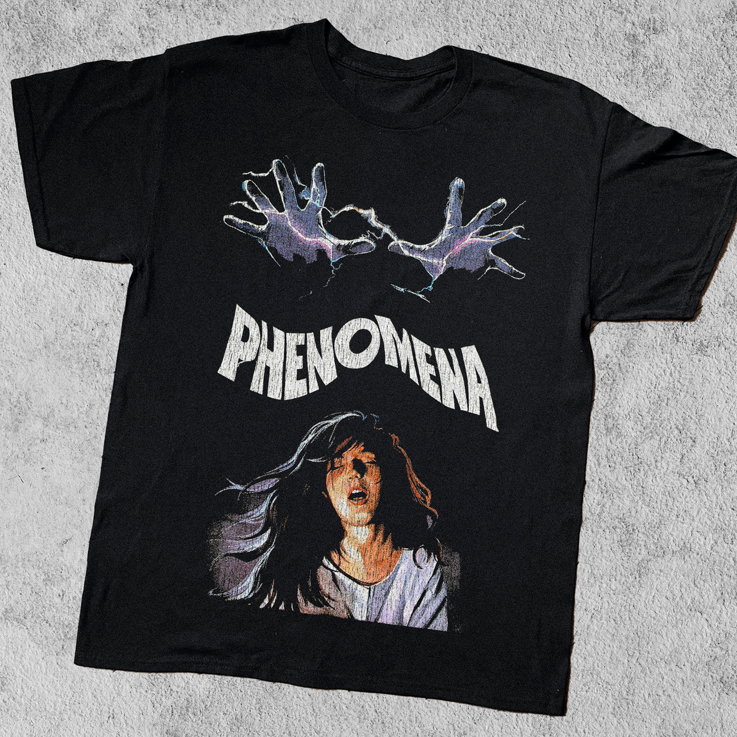 90'S PHENOMENA BLACK T-SHIRT
