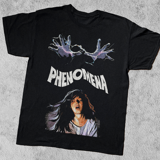 90'S PHENOMENA BLACK T-SHIRT