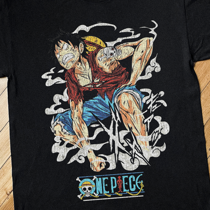 '99 ONE PIECE VINTAGE BLACK T-SHIRT