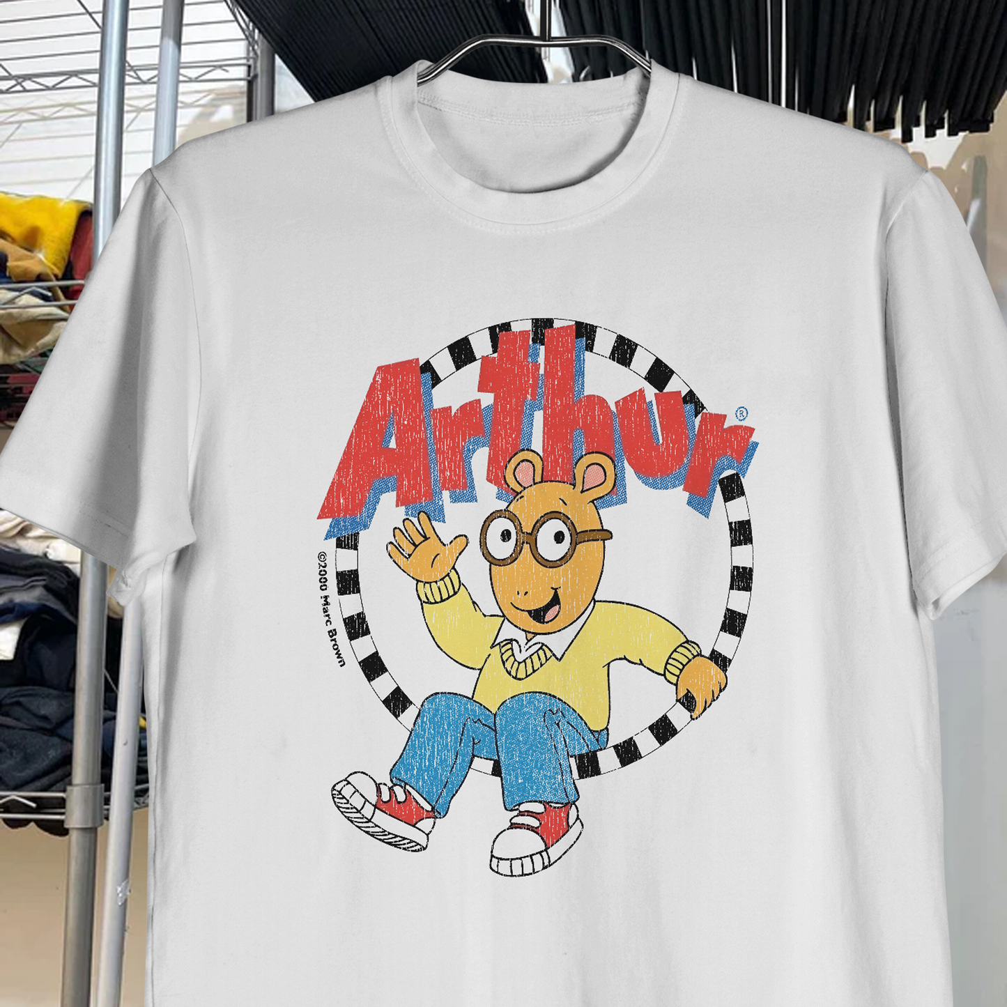 2000 ARTHUR VINTAGE WHITE T-SHIRT